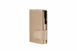 Juscha JU-963407 Pasjeshouder Clicksafe RFID Kunstleer Carbon Champ 8 Pasjes Met Opbergvak Voor Mun