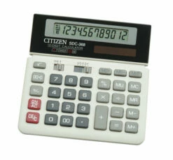 Citizen CI-SDC368 Calculator SDC368 Desktop BusinessLine White/Black
