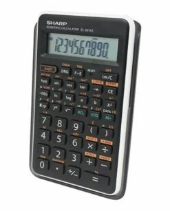 Sharp 10-digit Scientific Calculator #EL501X2BWH Rekenmach. -Winkel APLI 1125138 1