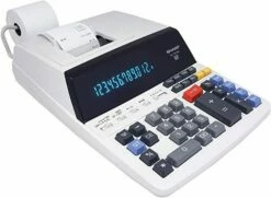 Sharp 12-digit Comp-printing Calculator #EL-1197P111 Telrol -Winkel APLI 1125143 1