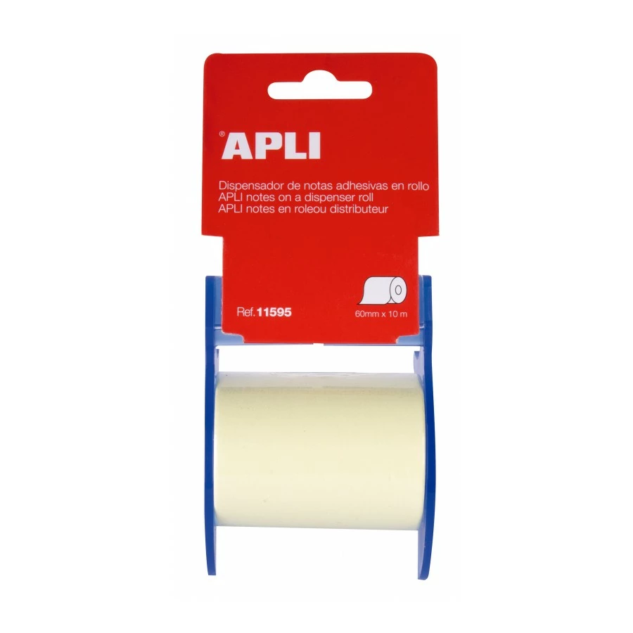 Zelfklevende Notes Geel + Dispenser Zelfklevende Notes Geel + Dispenser -Winkel APLI 11595 apli 1