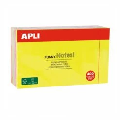 Zelfklevende Notes Fluor Assorti 125 X 75 Mm