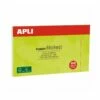 Zelfklevende Notes Fluor Groen 125 X 75 Mm -Winkel APLI 15004 apli