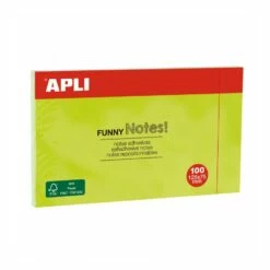 Zelfklevende Notes Fluor Groen 125 X 75 Mm