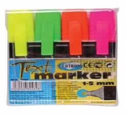 4 Textmarkers In Etui 80469