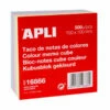 Verlijmd Memoblok 100 X 100 Mm Pastelkleuren -Winkel APLI 16866 memo apli