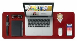 Sigel SI-SA603 Onderlegger Oprolbaar Zwart-rood, 800x300x2mm Imitatieleer, Dubbelzijdig -Winkel APLI 4004360802638 4