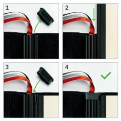 Sigel SI-CF111 Business Organiser Conceptum Flex Kunstleer, A5, Zwart, Leeg, 3 Metalen Geleiders El -Winkel APLI 4004360808753 4