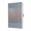 Sigel SI-JN209 Notitieboek Jolie Impress A5 Hardcover Gelinieerd 'Glacier Grey' -Winkel APLI 4004360817090 0