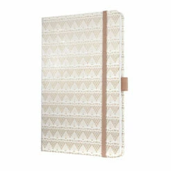 Sigel SI-JN329 Notitieboek Jolie Beauty A5 Hardcover Gelinieerd 'Boho Moccasin'