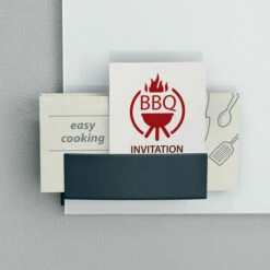 Sigel SI-GL803 Opbergbak Voor Glasborden Van 3 Tot 5mm Antraciet 160x54x43mm Bevestig -Winkel APLI 4004360821547 8