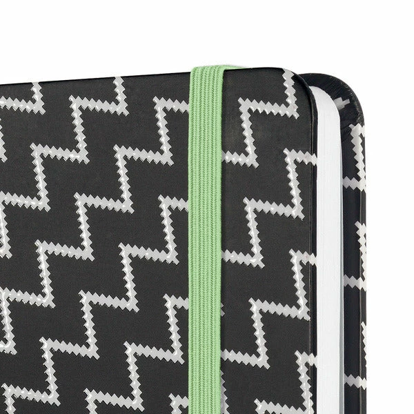 Sigel SI-JN318 Notitieboek Jolie Beauty A6 Hardcover Gelinieerd 'black Monochrome' 5 Sigel SI-JN318 Notitieboek Jolie Beauty A6 Hardcover Gelinieerd 'black Monochrome' - Afbeelding 3