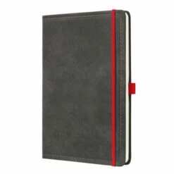 Sigel SI-CO638 Notitieboek Conceptum 194blz Hard Vintage Dark Grey A4 Gelinieerd