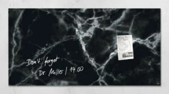 Sigel SI-GL322 Glasmagneetbord Artverum 910x460x15mm Marmer