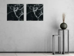 Sigel SI-GL320 Glasmagneetbord Artverum 480x480x15mm Marmer -Winkel APLI 4004360833519 2