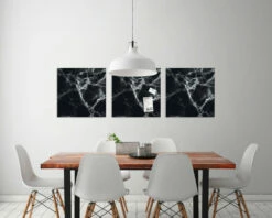 Sigel SI-GL320 Glasmagneetbord Artverum 480x480x15mm Marmer -Winkel APLI 4004360833519 3