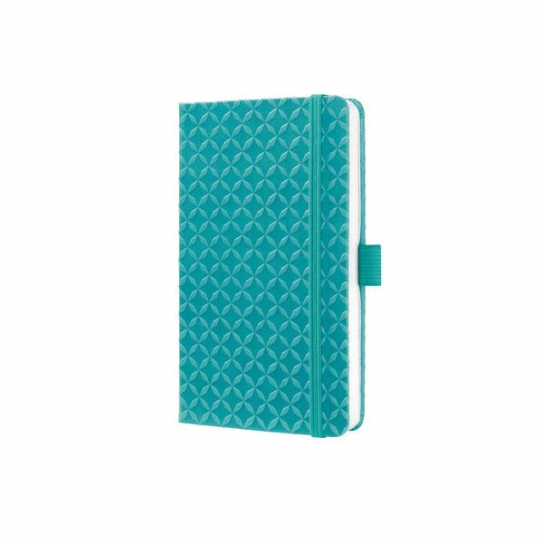 Sigel SI-JN102 Notitieboek Jolie Flair A6 Hardcover Gelinieerd Aqua Groen 3 Sigel SI-JN102 Notitieboek Jolie Flair A6 Hardcover Gelinieerd Aqua Groen