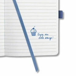 Sigel SI-JN101 Notitieboek Jolie Flair A5 Hardcover Gelinieerd Indigo Blauw -Winkel APLI 4004360840685 5