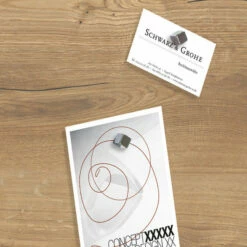 Sigel SI-GL254 Glasmagneetbord Artverum 480x480x15mm Natural Wood -Winkel APLI 4004360844010 5