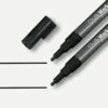 Sigel SI-GL177 Krijtmarker 1-2mm Afwasbaar 2 Stuks Zwart -Winkel APLI 4004360850165 0