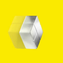 Sigel SI-GL195 Magneet Voor Glasbord 20x20x10mm Zilver Extra Sterk 1 Stuk