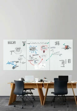 Sigel SI-GL211 Glasmagneetbord XL Artverum 1200x900x18mm Wit -Winkel APLI 4004360857867 4