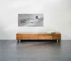 Sigel SI-GL148 Glasmagneetbord Artverum 910x460x15mm Betondesign -Winkel APLI 4004360867125 3