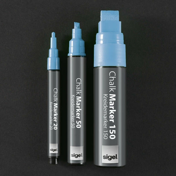 Sigel SI-GL175 Krijtmarker 5-15mm Afwasbaar Blauw 7 Sigel SI-GL175 Krijtmarker 5-15mm Afwasbaar Blauw - Afbeelding 5