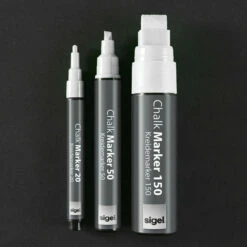Sigel SI-GL181 Krijtmarker Beitelpunt 1-5mm Wit 14 Sigel SI-GL181 Krijtmarker Beitelpunt 1-5mm Wit -Winkel APLI 4004360887574 5