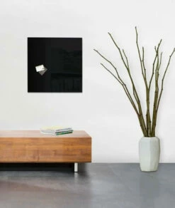 Sigel SI-GL110 Glasmagneetbord Artverum 480x480x15mm Zwart -Winkel APLI 4004360887741 6