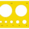 M&ouml;bius & Ruppert MR-85030670 Cirkelsjabloon Geel -Winkel APLI 4004627720514 0