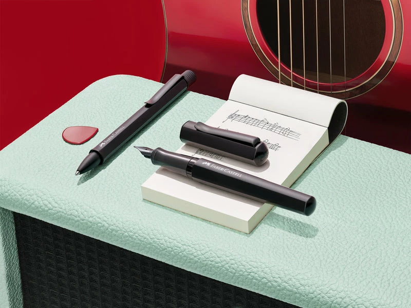 Faber Castell FC-140504 Balpen Faber-Castell Hexo Twist Zwart Faber Castell FC-140504 Balpen Faber-Castell Hexo Twist Zwart -Winkel APLI 4005401405047 1