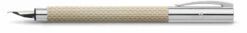 Faber Castell FC-149621 Vulpen Faber-Castell Ambtion F OpArt 'wit Zand'