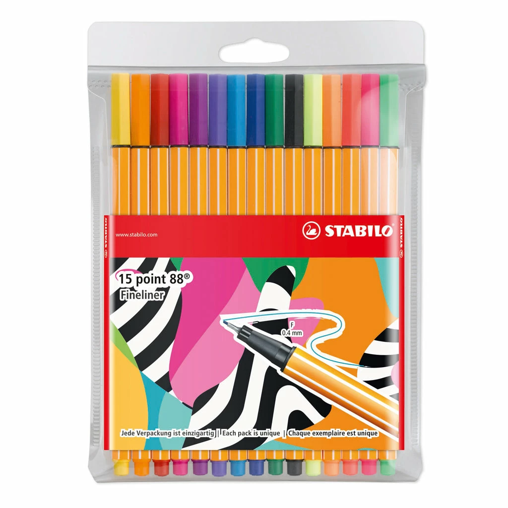 Stabilo Style Me Up Fineliner P88 15 Stuks Assorti Stabilo Style Me Up Fineliner P88 15 Stuks Assorti -Winkel APLI 4006381530538 6