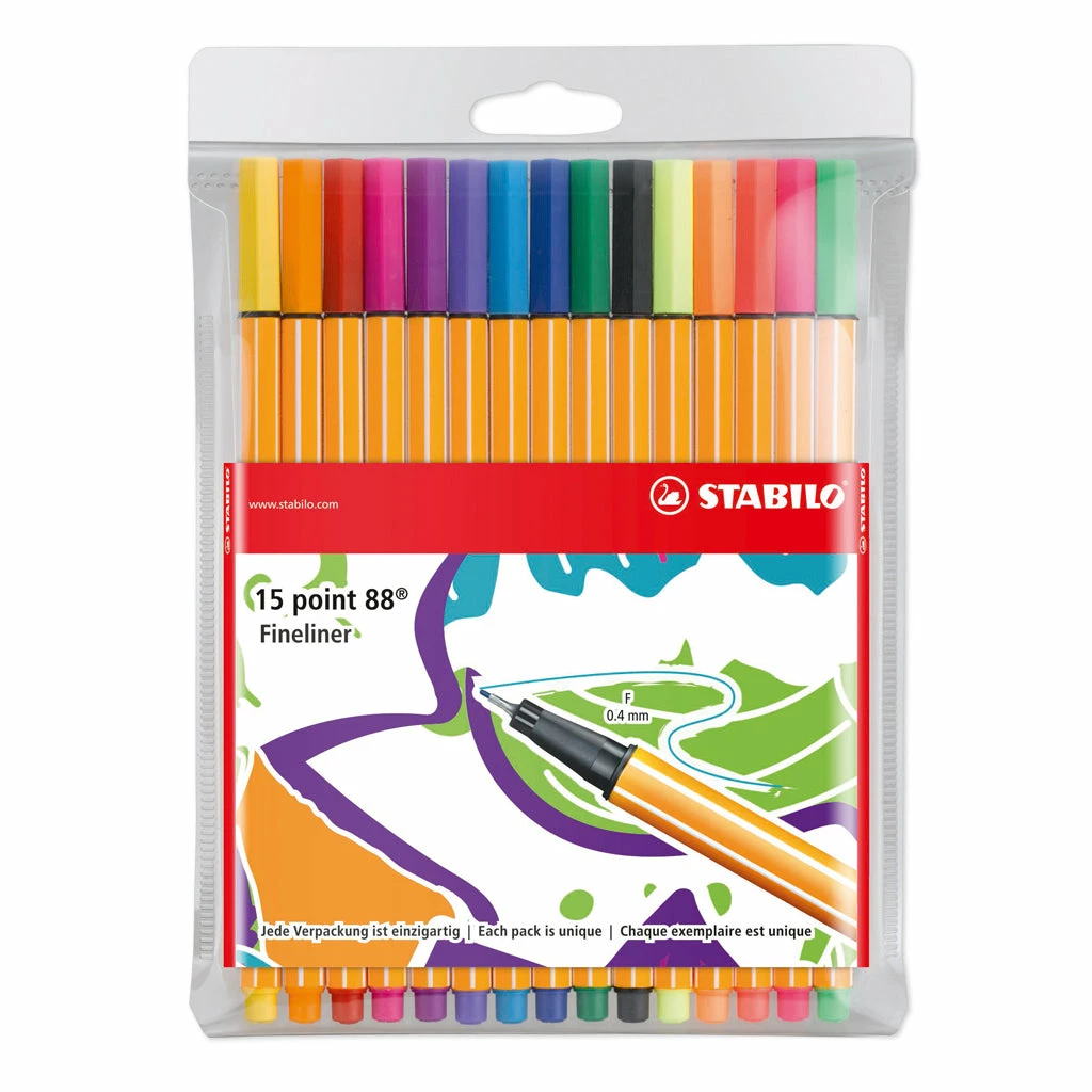 Stabilo Style Me Up Fineliner P88 15 Stuks Assorti Stabilo Style Me Up Fineliner P88 15 Stuks Assorti -Winkel APLI 4006381530538 7