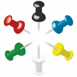 Alco AL-662-26 Pushpins Doosje A 40 Stuks Assorti