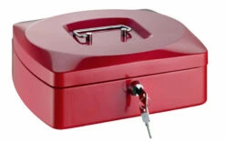 Alco AL-8420-12 Geldkistje 255x200x90mm Staal Rood