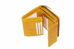 Juscha JU-42172 Portefeuille Mika Geel Dame 15x12,5x4cm -Winkel APLI 4021068421725 2