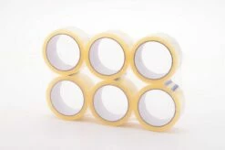 PP Tape Acryl 48/66 Transparant Per 6 Stuks