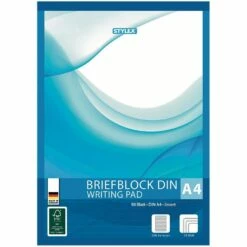 Stylex A4 Schrijfblok Met Lijnen 50 Bladzijden