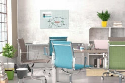 Sigel SI-B1200 Glasmagneetbord Be!Board 600x400mm Wit -Winkel APLI 4057521000121 3