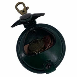 Juscha JU-28063802 Sleutelhanger Mika Klein Zadelleer Opbergvak Voor Munten Kleur Bruin -Winkel APLI 4260308921476 1