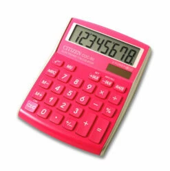 Citizen CI-CDC80PK Calculator CDC80PK C-series Desktop ColourLine Pink