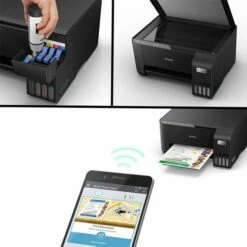 Epson Ecotank L3250 A4 WiFi All-In-One Printer - Inktflessen -Winkel APLI 4693023 3 4