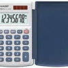 Citizen SH-EL243S Calculator Sharp EL243S Grijs-blauw Hand 8 Digit -Winkel APLI 4974019009575 0