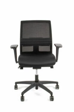 Linea Fabbrica Omnia 02 Zwart/Zwart Bureaustoel Met 3D Armleuning -Winkel APLI 8033540636158 2