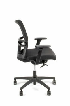 Linea Fabbrica Omnia 02 Zwart/Zwart Bureaustoel Met 3D Armleuning -Winkel APLI 8033540636158 3