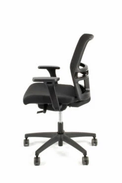 Linea Fabbrica Omnia 02 Zwart/Zwart Bureaustoel Met 3D Armleuning -Winkel APLI 8033540636158 5