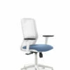 Geen Merk LF-2021525 Bureaustoel Linea Tekna White 01 L.blauw/wit Met 3D Armleuning -Winkel APLI 8033540636233 0