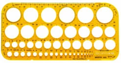 Aristo AR-5033 Cirkelsjabloon 1-36 Mm 45 Cirkels